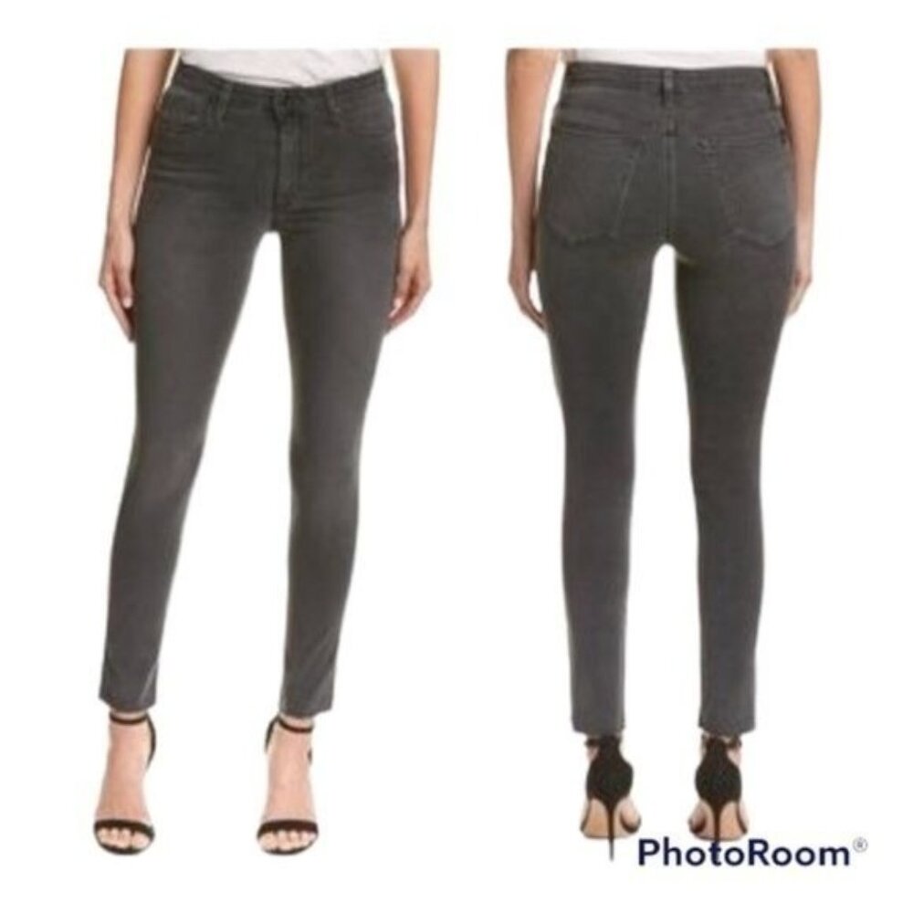Joe's Lilyana Black Raw Hem Skinny Jeans Sz 28 Denim Comfortable Stretch Casual
